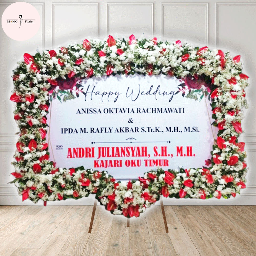 Bunga Papan Wedding 3