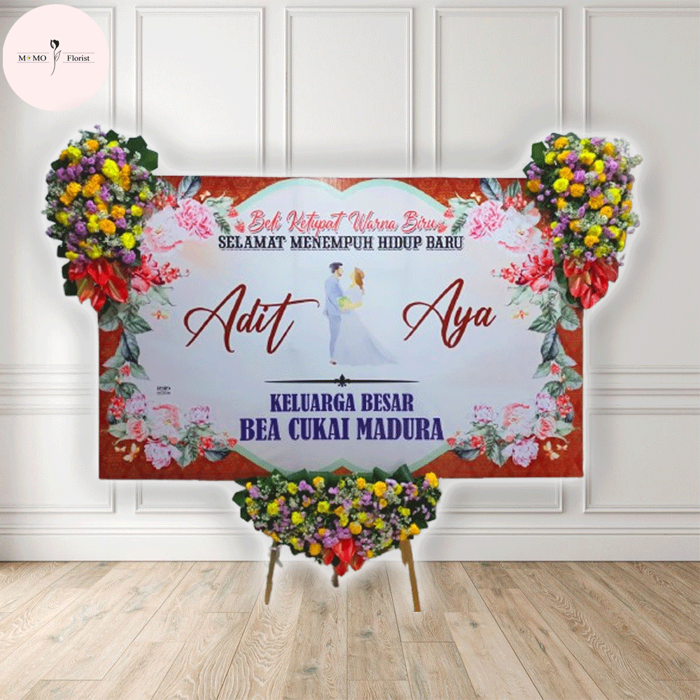 Bunga Papan Wedding 4