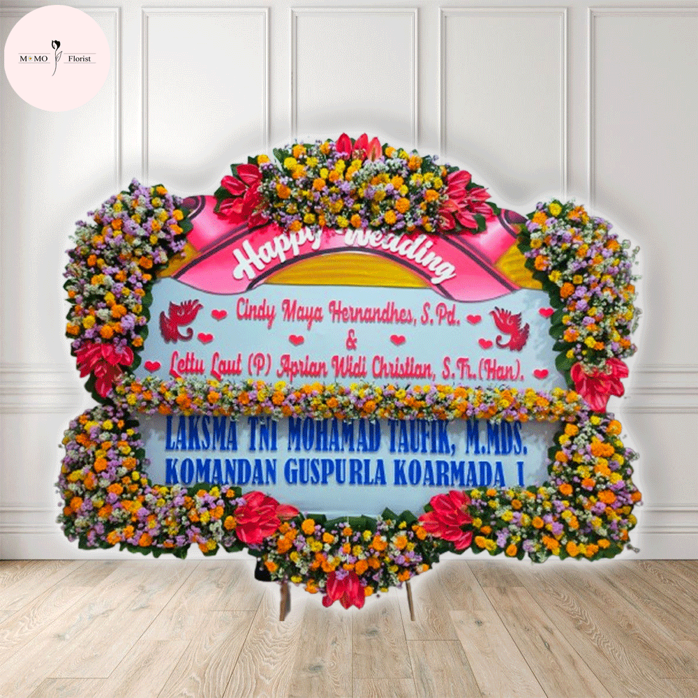 Bunga Papan Wedding 5