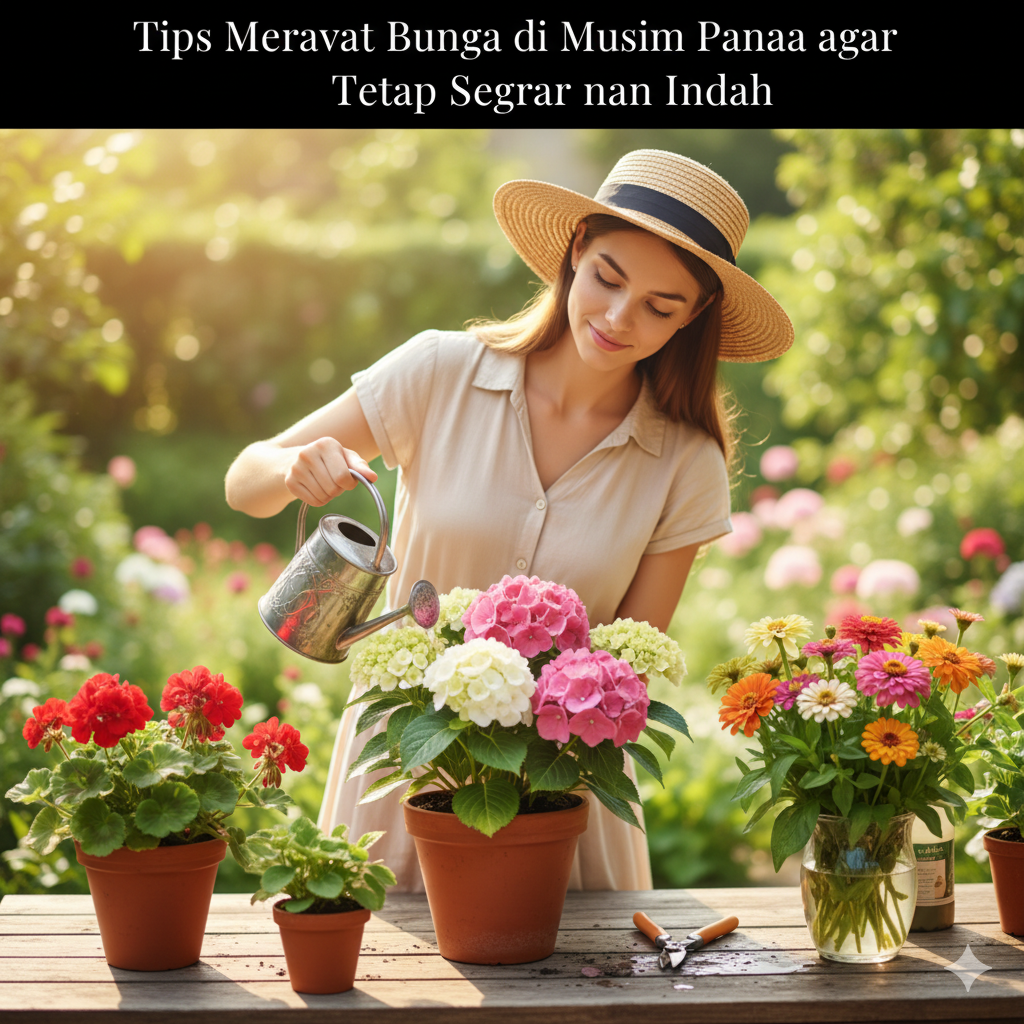 Tips Merawat Bunga di Musim Panas agar Tetap Segar dan Indah
