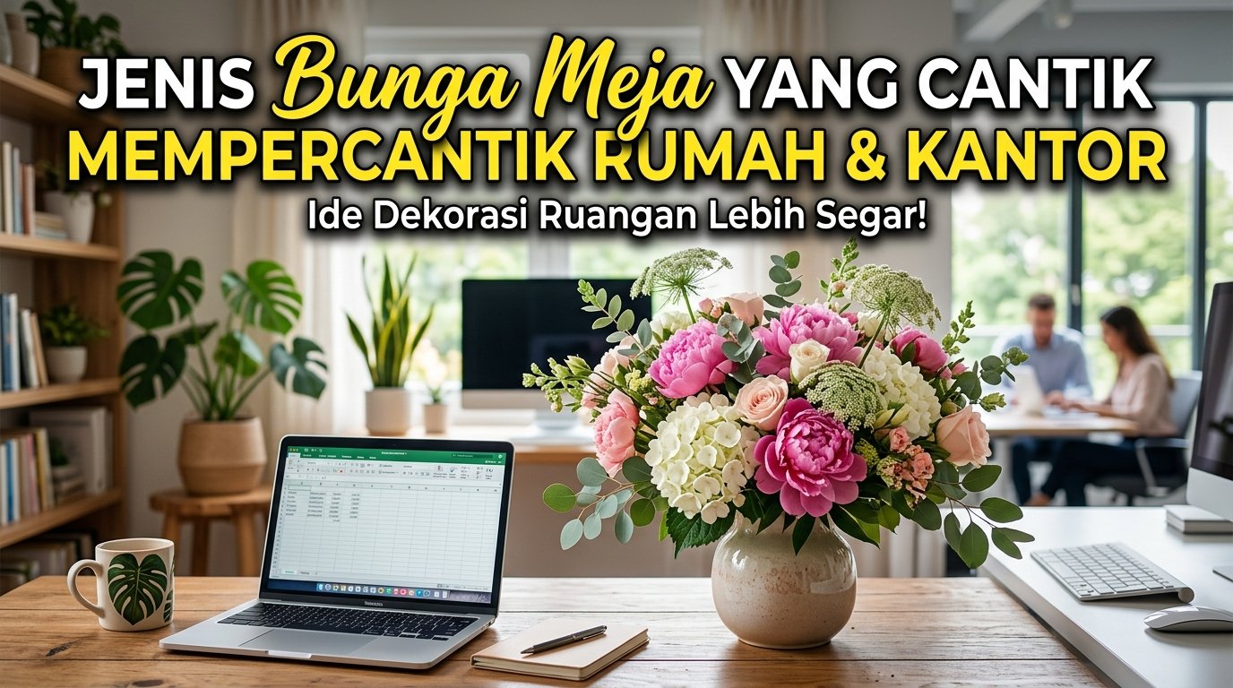 Jenis Bunga Meja yang Cantik untuk Mempercantik Rumah dan Kantor