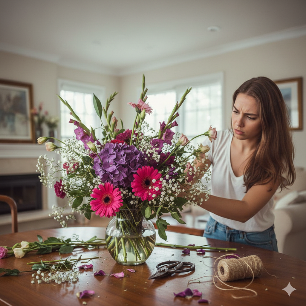 7 Kesalahan Umum Saat Menata Karangan Bunga di Rumah (dan Cara Memperbaikinya)