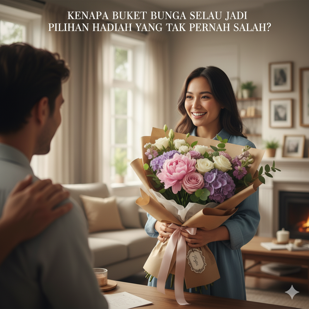 Kenapa Buket Bunga Selalu Jadi Pilihan Hadiah yang Tak Pernah Salah?