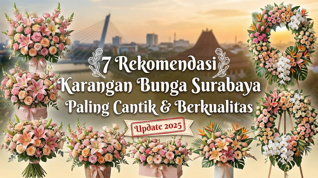 7 Rekomendasi Karangan Bunga Surabaya Paling Cantik & Berkualitas Update 2025