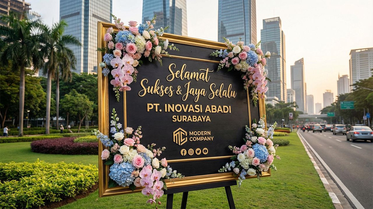 Bunga Papan Surabaya dengan Desain Elegan dan Kekinian