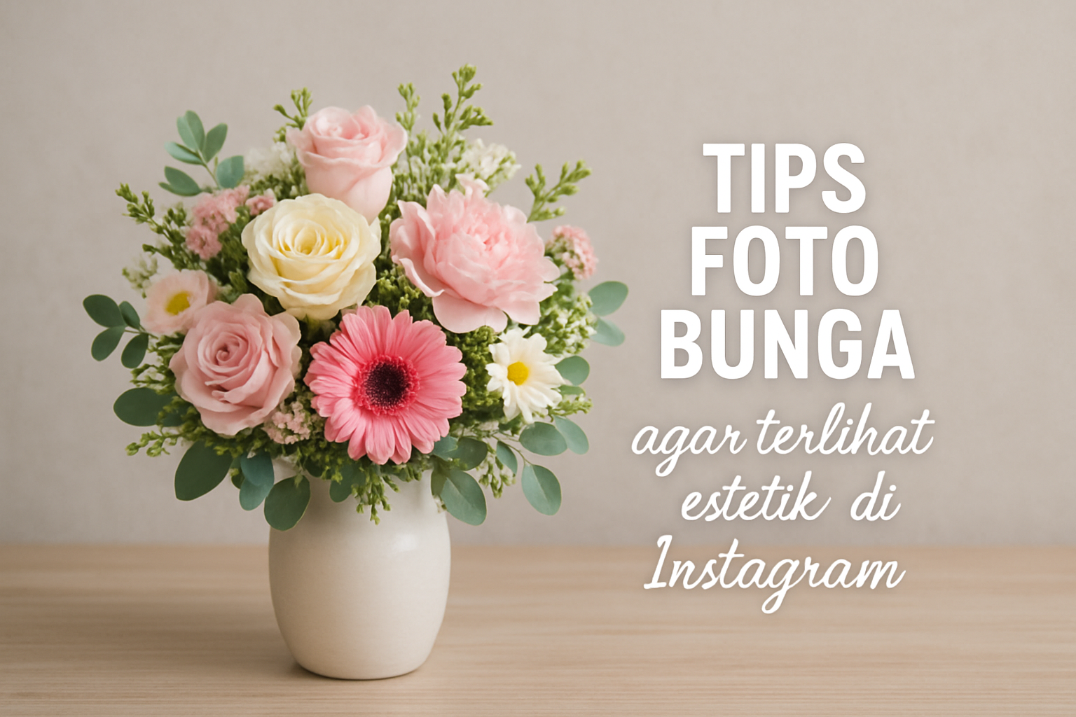 Tips Foto Bunga agar Terlihat Estetik di Instagram