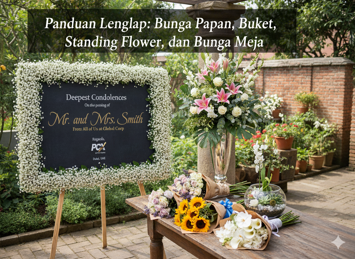 Panduan Lengkap: Bunga Papan, Buket, Standing Flower, dan Bunga Meja