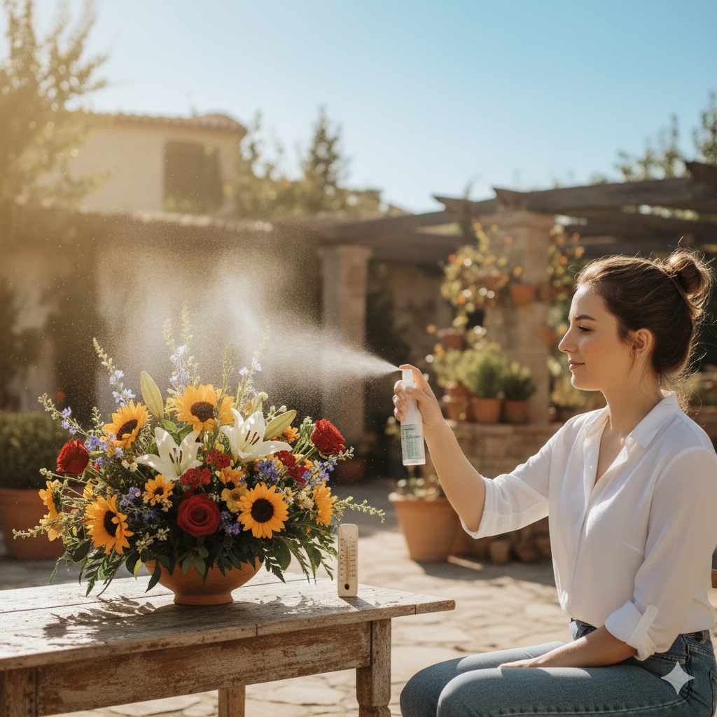 Tips & Trik Agar Karangan Bunga Tetap Awet di Suhu Panas