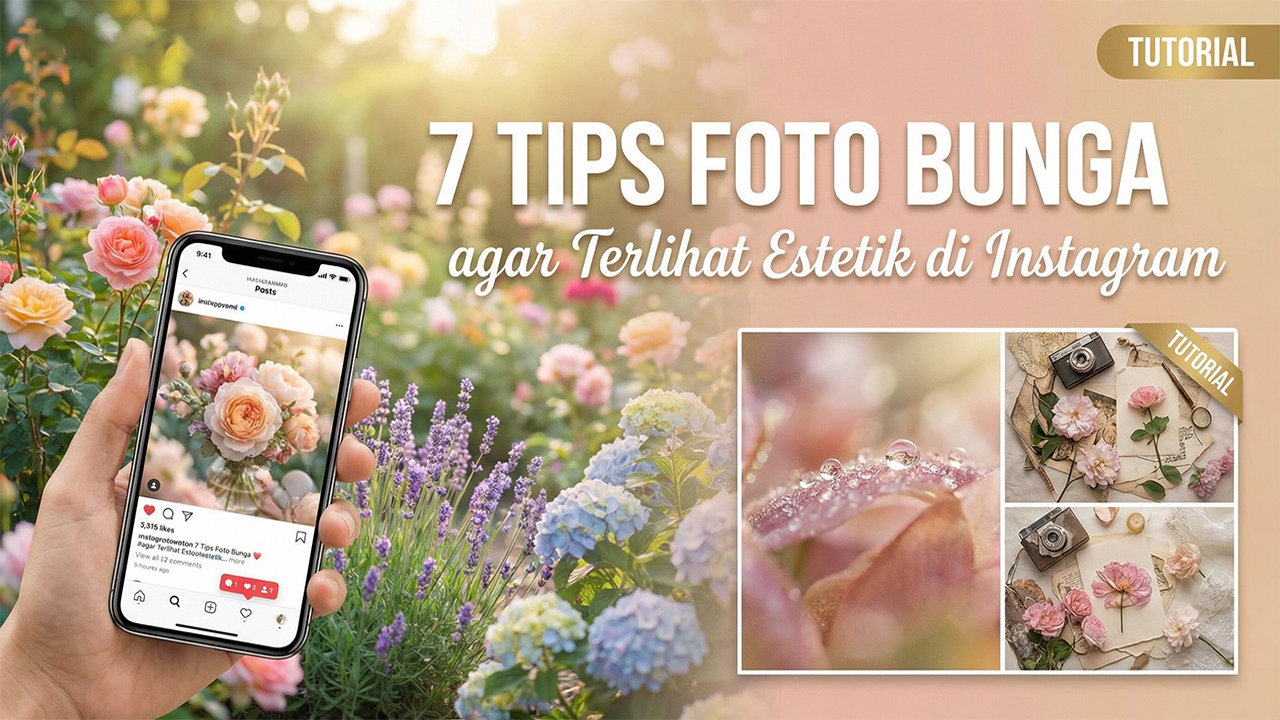 7 Tips Foto Bunga agar Terlihat Estetik di Instagram