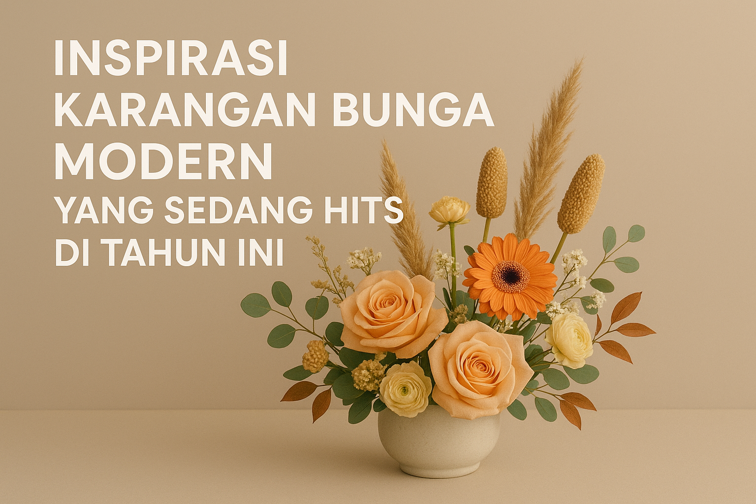 Inspirasi Karangan Bunga Modern yang Sedang Hits di Tahun Ini